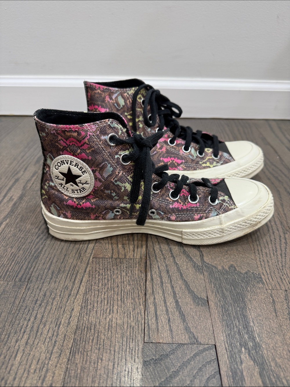 Converse All Star Women's High Top Snakeskin Sneakers - Multi color